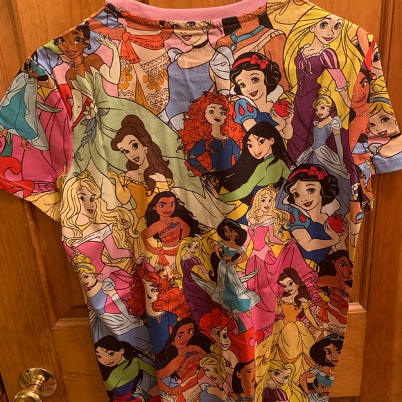 Cakeworthy Disney Princess Allover Print T Shirt - Picture 3 of 3